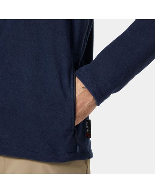 Helly Hansen Blue Daybreaker Full Zip Fleece Jacket for men