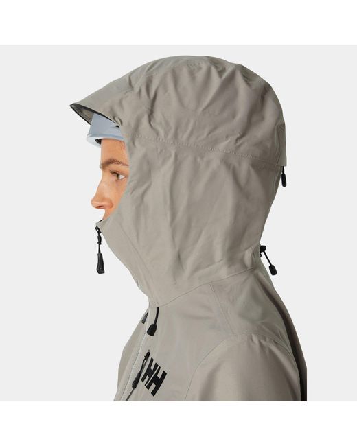 Helly Hansen Gray Odin 9 Worlds 3.0 Shell Jacket