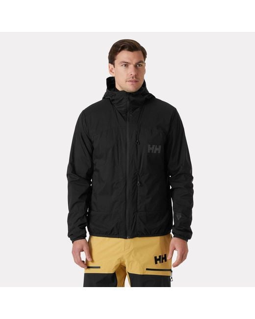 Helly Hansen Black Odin Backcountry Lightweight Hooded Insulator Jacket for men