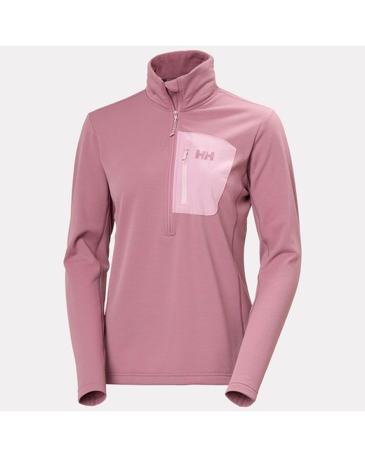 Helly Hansen Red Versalite Half-Zip Fleece