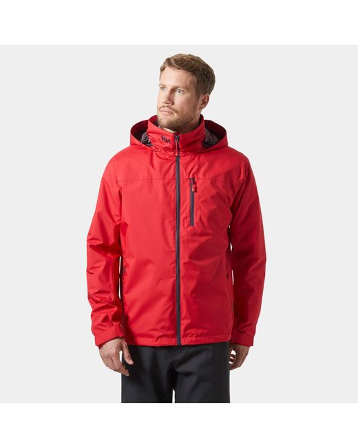 Helly Hansen Red Crew Hooded Midlayer Jacket 2.0 for men