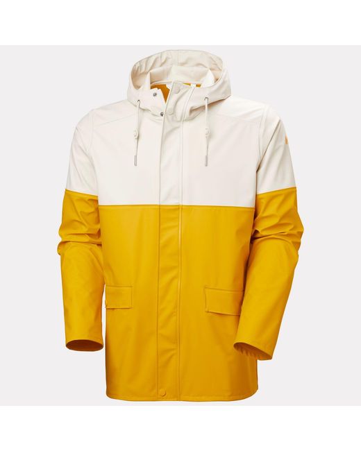Helly Hansen Yellow Moss Block Coat for men