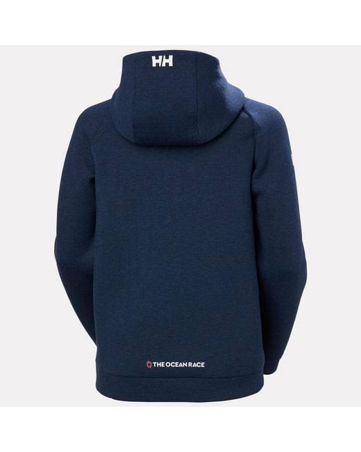 Helly Hansen Blue The Ocean Race Full-Zip Hoodie
