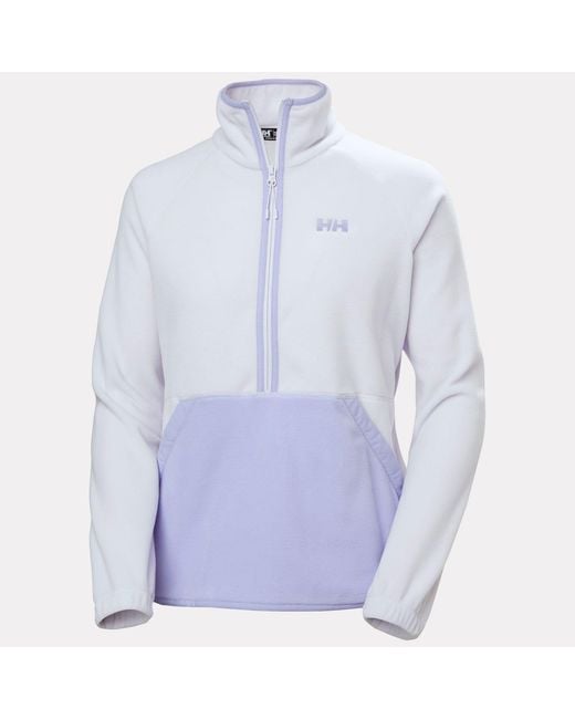 Helly Hansen Purple Rig Fleece Half-Zip Jacket
