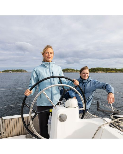 Helly Hansen Blue Damen Crew Midlayer-Segeljacke 2.0