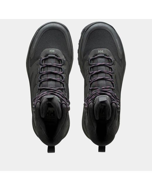 Helly Hansen Black Ascender Mid Helly Tech Waterproof Hiking Boots