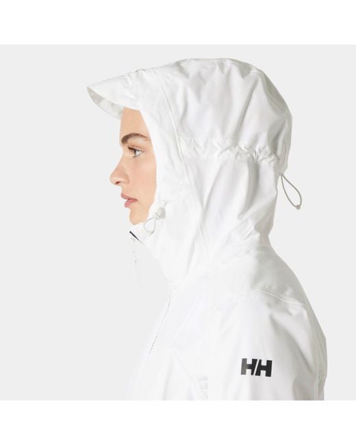 Helly Hansen White Westport Raincoat