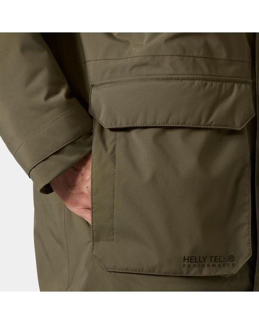 Helly Hansen Green Reine Winter Parka for men