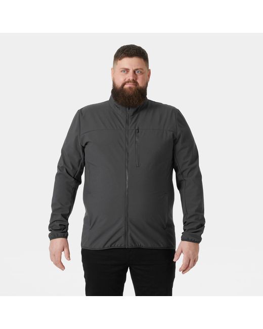 Helly Hansen Gray Crew Softshell 2.0 Jacket for men