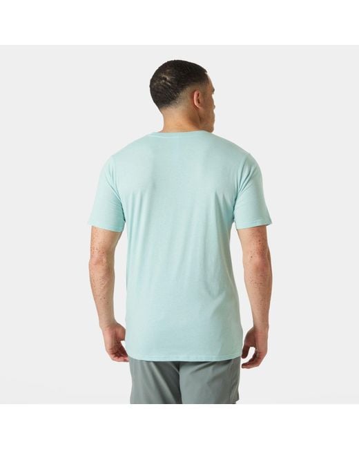 Helly Hansen Blue Hh Tech Logo T-Shirt for men