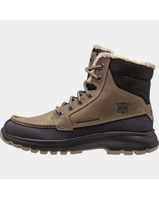 Helly Hansen Brown Garibaldi V3 Waterproof Leather Boots for men