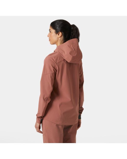 Helly Hansen Brown Blaze Hooded Softshell Jacket