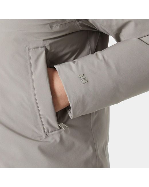 Helly Hansen Gray Urban Pro Helly Tech Down Coat