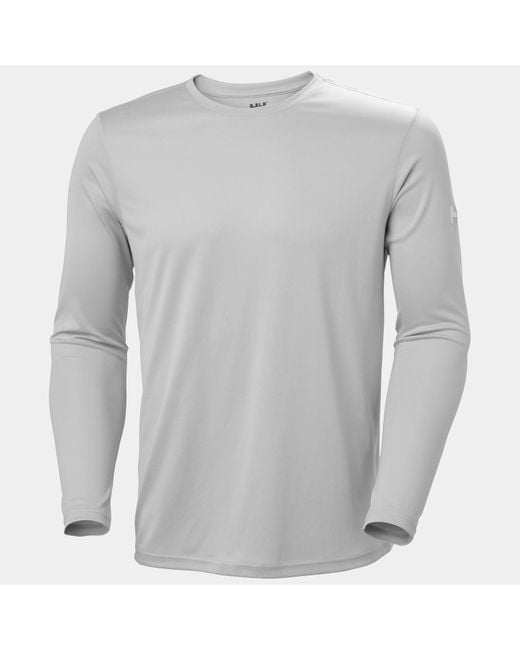 Helly Hansen Gray Helly-hansen Hh Tech Crew Ls 2.0 for men
