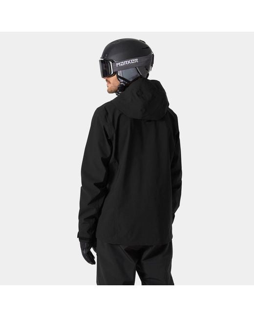 Helly Hansen Black Swift 3L Shell Jacket for men