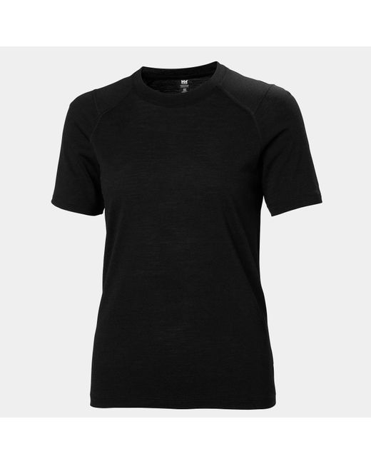 Helly Hansen Black Hh Durawool T-Shirt