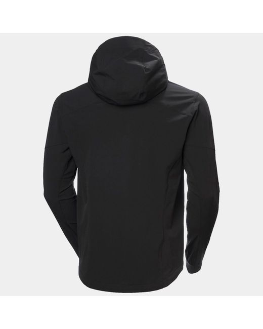 Helly Hansen Black Blaze Hooded Softshell Jacket for men