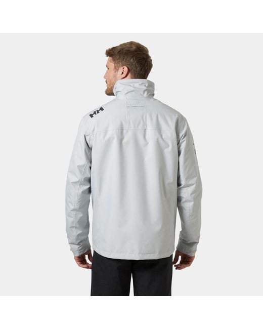 Helly Hansen Gray Crew Midlayer Jacket 2.0 for men