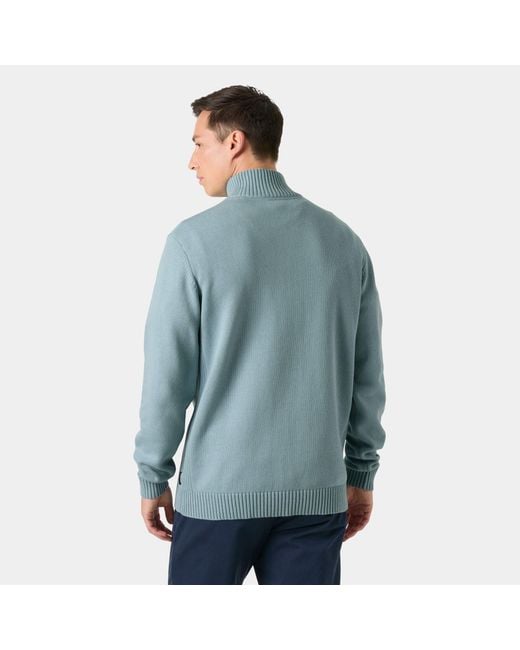 Helly Hansen Blue Smoegen Half-Zip Sweater for men