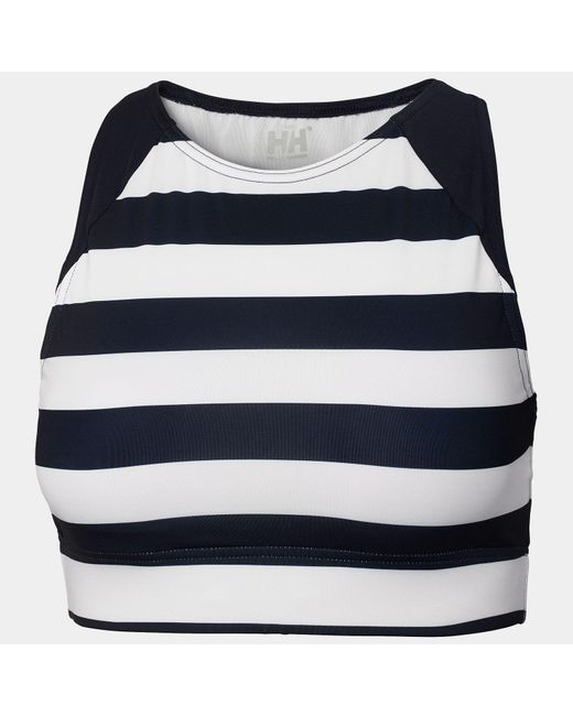 Helly Hansen Blue Hydropower Cropped Top