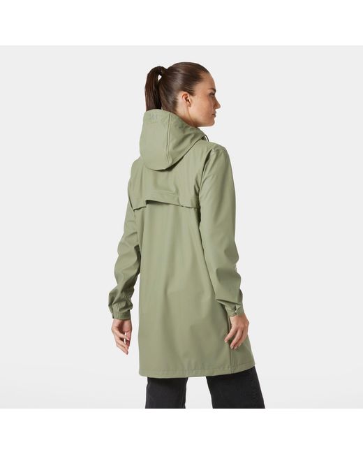 Helly Hansen Green Moss Waterproof Rain Coat