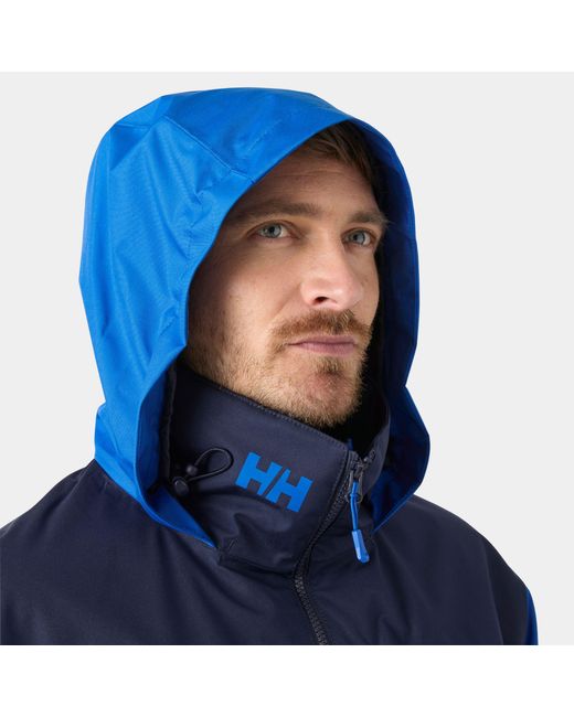 Helly Hansen Blue Helly-hansen Crew Hooded Midlayer Jacket 2.0 for men