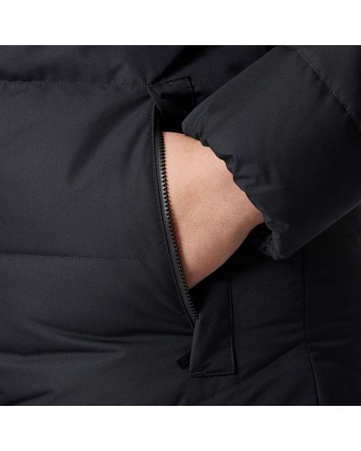 Helly Hansen Black Aden Down Parka Coat