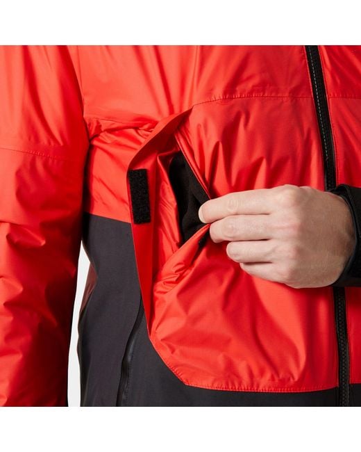 Ægir Midlayer Jacket Rouge Helly Hansen en coloris Red