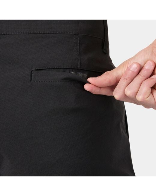 Helly Hansen Black Hh Quick Dry Cargo Shorts 11" for men