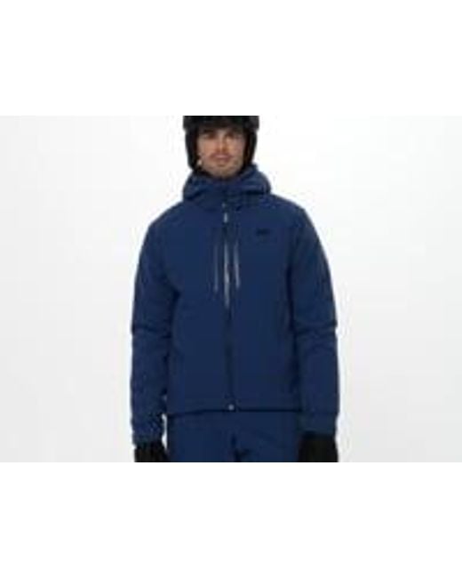 Helly Hansen Blue Alpha Lifaloft Lightweight Ski Jacket for men
