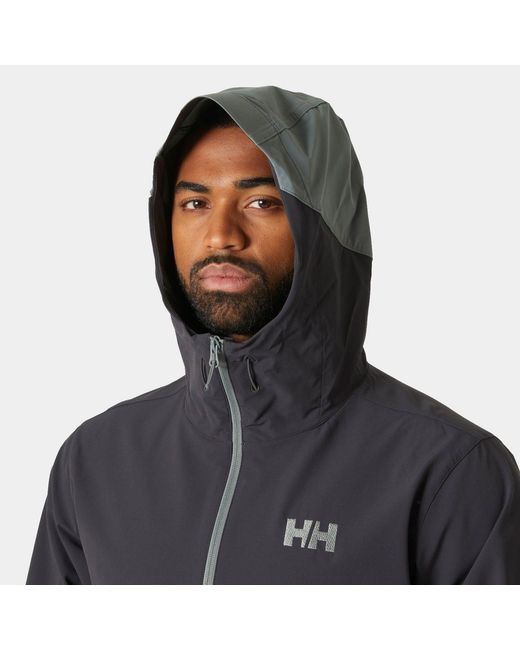 Helly Hansen Gray Blaze Hooded Softshell Jacket for men