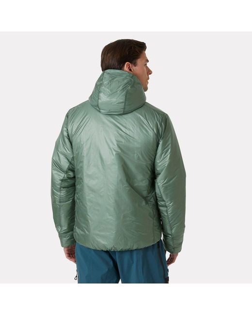 Helly Hansen Green Odin Everdown Hooded Jacket for men