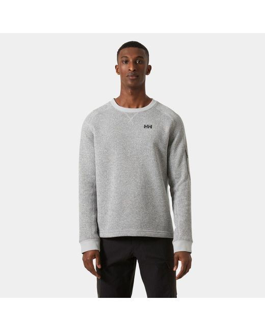 Helly Hansen Gray Varde Crewneck for men