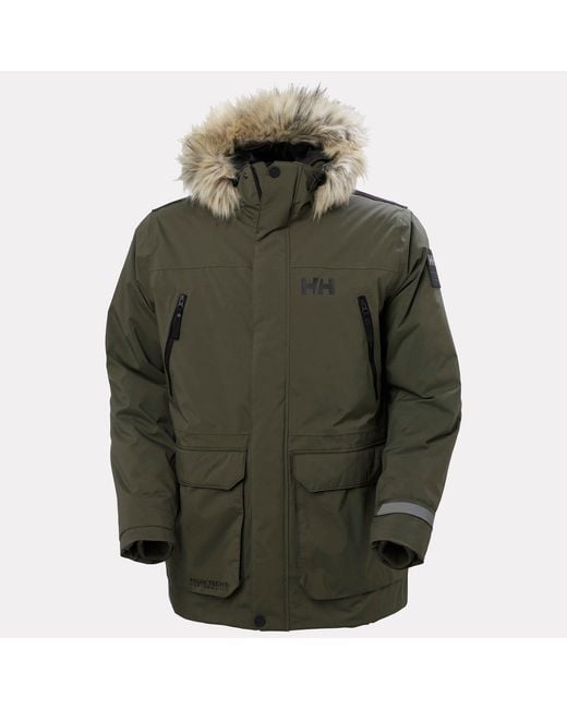 Helly Hansen Green Reine Winter Parka for men