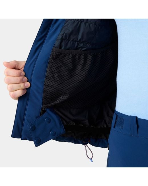Helly Hansen Blue Alpha Lifaloft Lightweight Ski Jacket for men