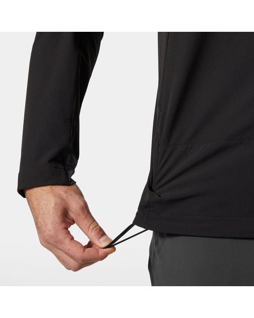 Helly Hansen Black Blaze Hooded Softshell Jacket for men