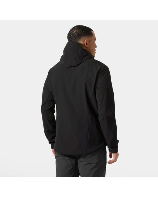 Helly Hansen Black Blaze Hooded Softshell Jacket for men