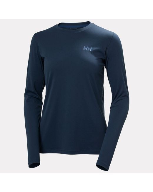 Helly Hansen Blue Lifa Active Solen Long Sleeve