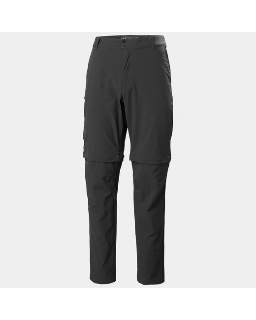 Helly Hansen Gray Brono Softshell Zip Off Trousers for men