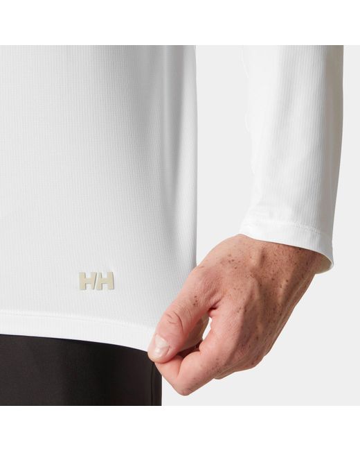 Helly Hansen White Shine Long Sleeve Crew for men