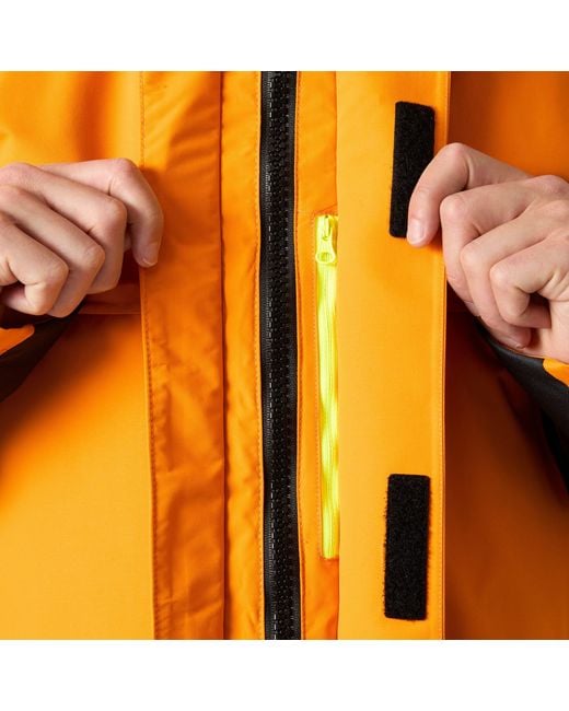 Helly Hansen Orange Skagen Offshore Sailing Jacket for men