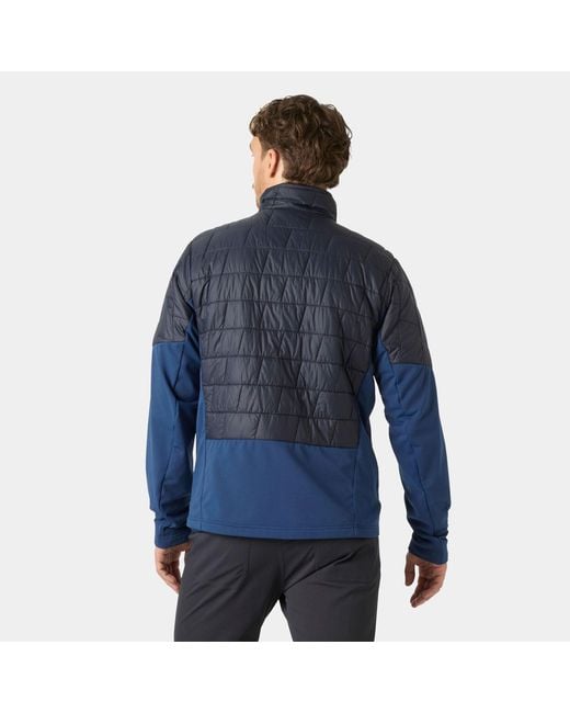 Helly Hansen Blue Lifaloft Hybrid Insulator Jacket for men