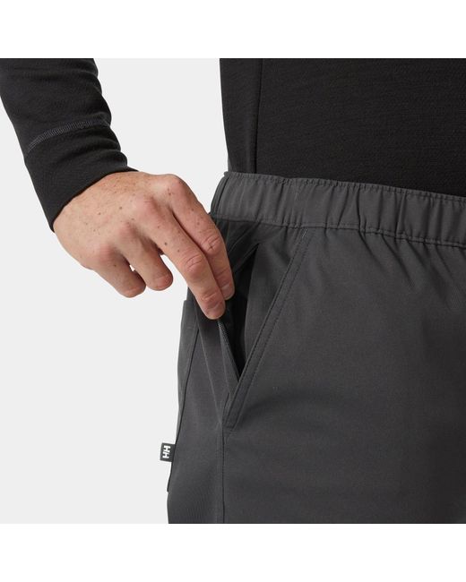 Helly Hansen Gray Holmen Relaxed Trousers for men