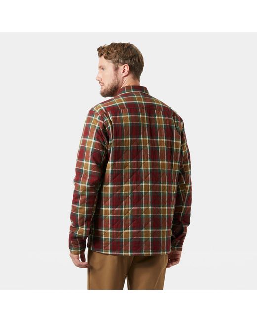 Helly Hansen Brown Isfjord Insulated Shacket for men