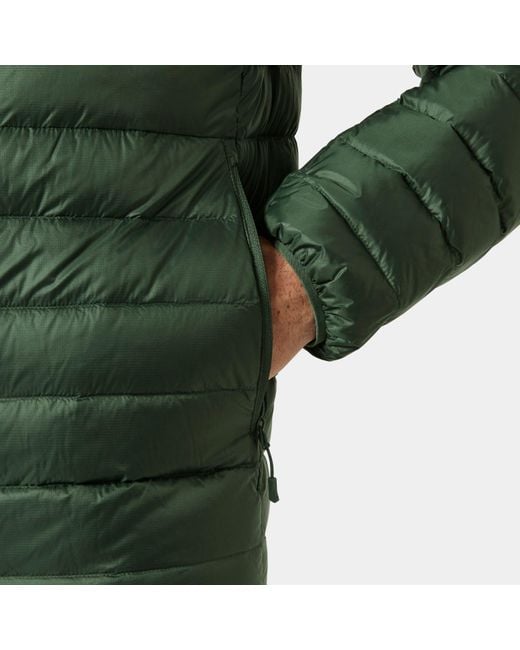 Helly Hansen Green Verglas Hooded Down Jacket 2.0 for men