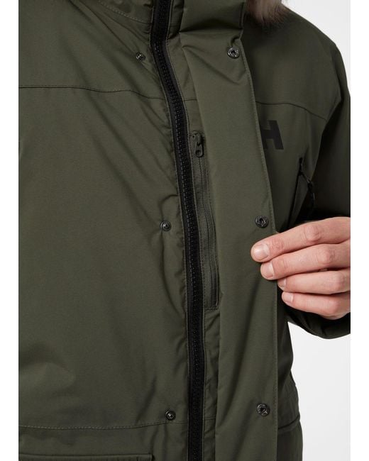 Helly Hansen Green Reine Winter Parka for men