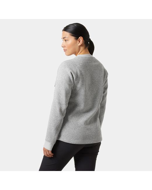 Varde Crewneck Mujer Helly Hansen de color Gray
