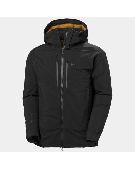 Helly Hansen Black Kvitfjell Infinity Down Ski Jacket for men