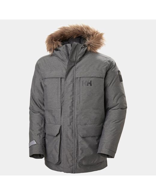 Helly Hansen Gray Nordsjo Comfortable Urban Winter Parka for men