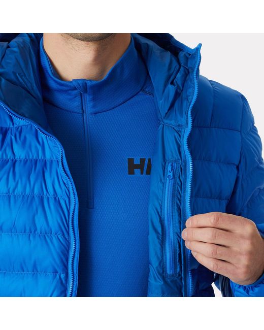 Helly Hansen Blue Verglas Hooded Down Jacket 2.0 for men